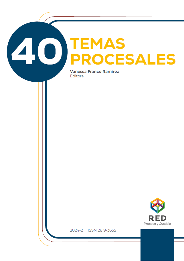 Ver Vol. 40 Núm. 40 (2024): Temas procesales